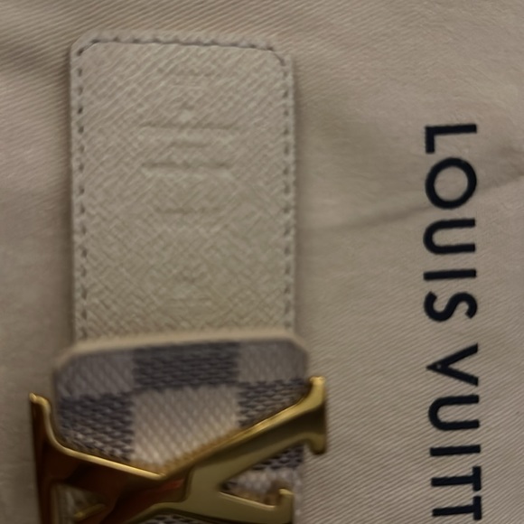 LOUIS VUITTON Damier Azur - Initiales 40mm Reversible Belt - Unisex - NWT - Picture 5 of 13